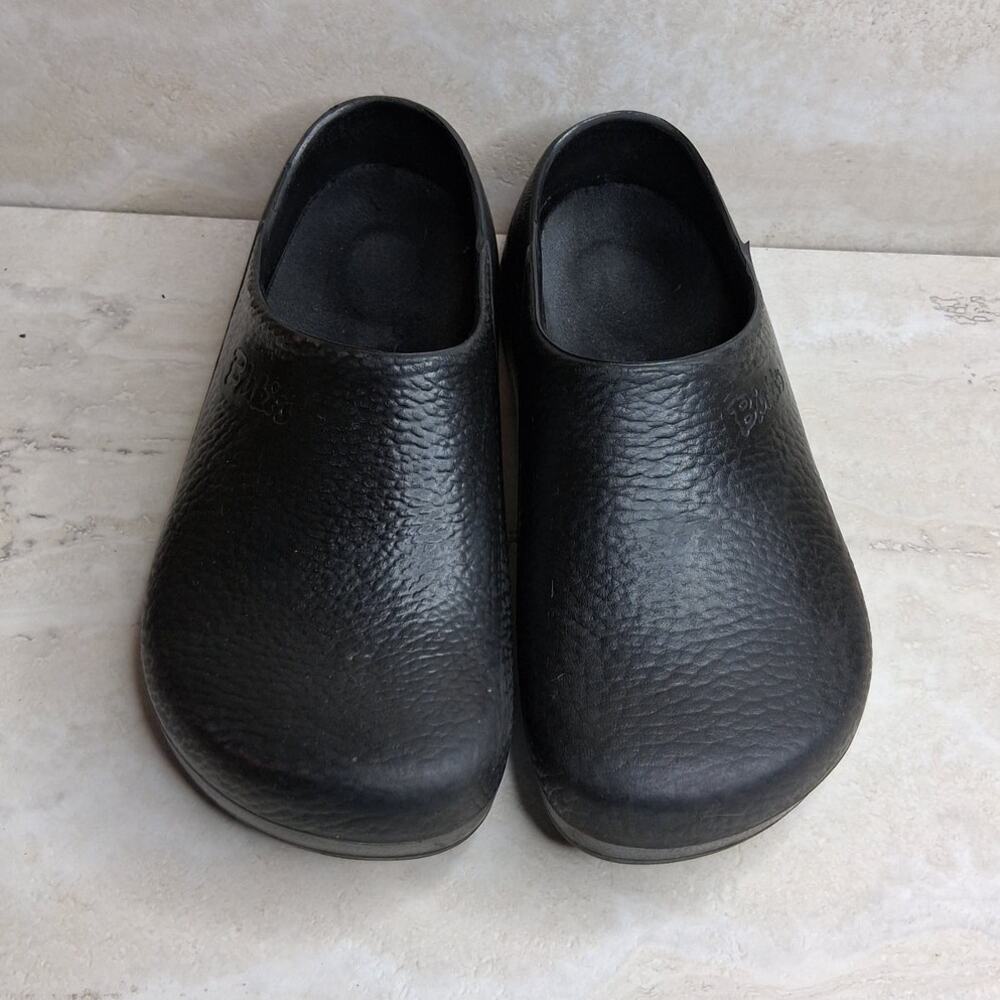 Birkenstock Profi Birki Black Clog Polyurethane Unisex Size 40 - Picture 3 of 8